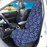 Nautical Anchor Pattern Print Waterproof Car Seat Cover