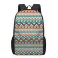 Navajo Geometric Pattern Print 17 Inch Backpack