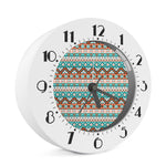 Navajo Geometric Pattern Print Alarm Clock