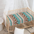 Navajo Geometric Pattern Print Baby Crib Sheet