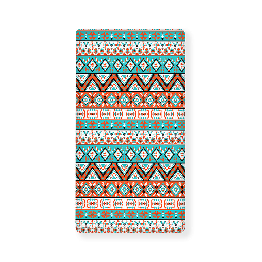 Navajo Geometric Pattern Print Baby Crib Sheet