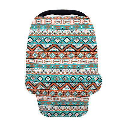 Navajo Geometric Pattern Print Baby Seat Cover