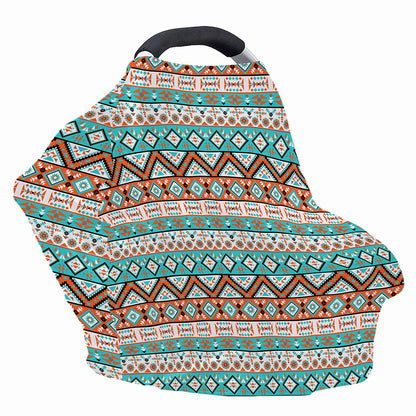 Navajo Geometric Pattern Print Baby Seat Cover