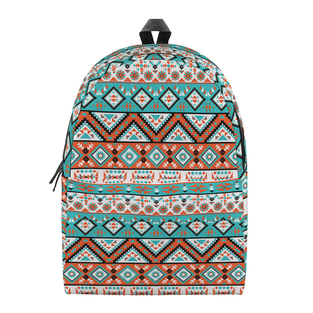 Navajo Geometric Pattern Print Backpack