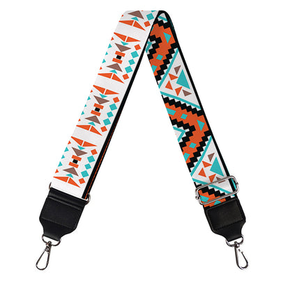 Navajo Geometric Pattern Print Bag Strap