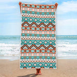 Navajo Geometric Pattern Print Beach Towel