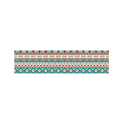Navajo Geometric Pattern Print Bed Runner