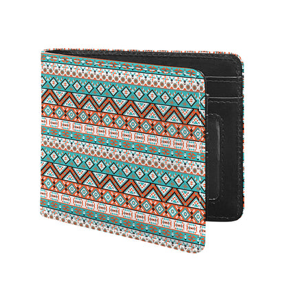 Navajo Geometric Pattern Print Bifold Wallet