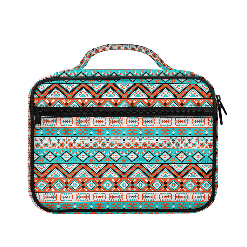 Navajo Geometric Pattern Print Briefcase Bible Bag