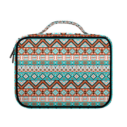 Navajo Geometric Pattern Print Briefcase Bible Bag