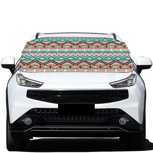 Navajo Geometric Pattern Print Car Windshield Snow Cover