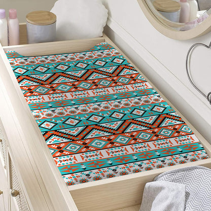 Navajo Geometric Pattern Print Changing Pad Cover