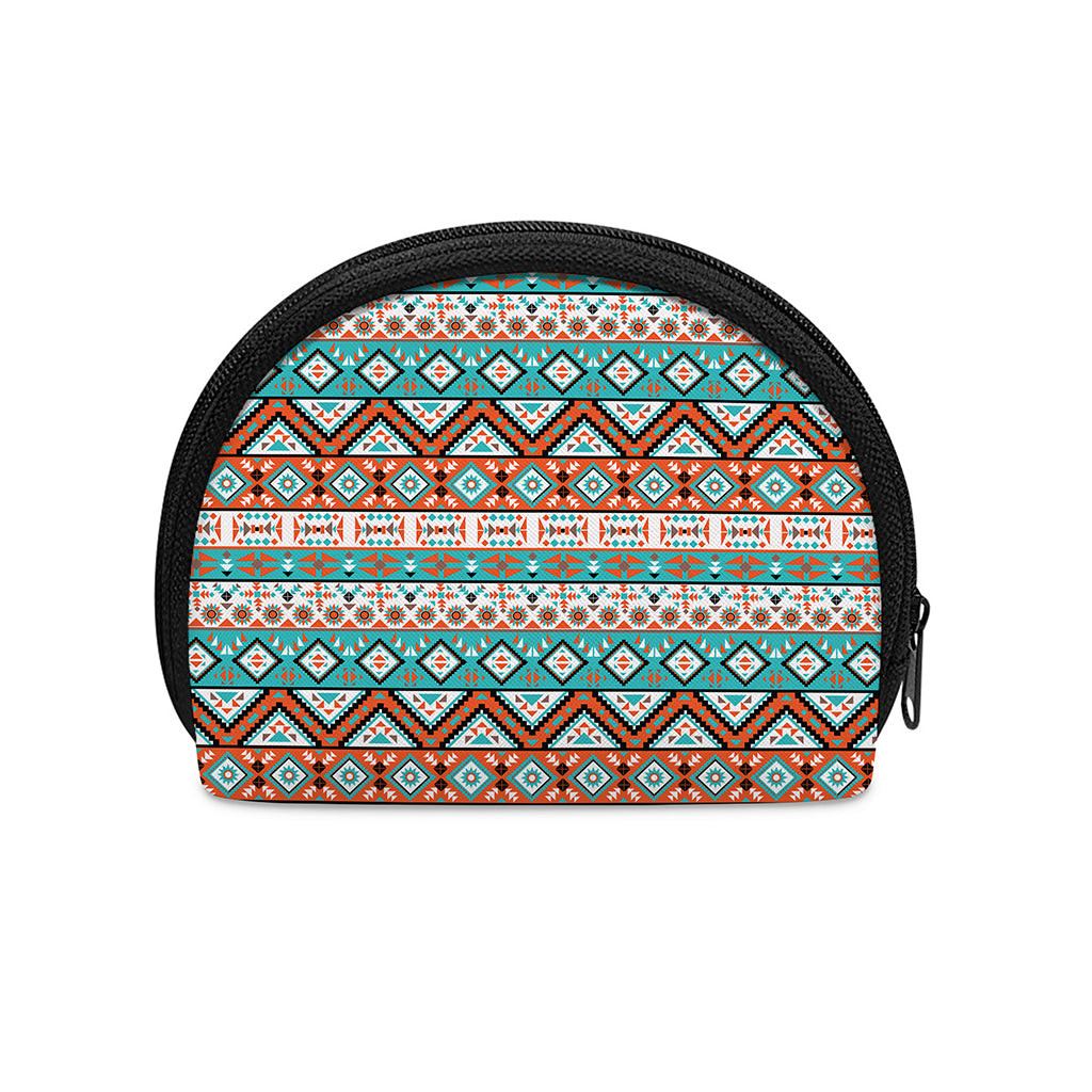 Navajo Geometric Pattern Print Coin Purse