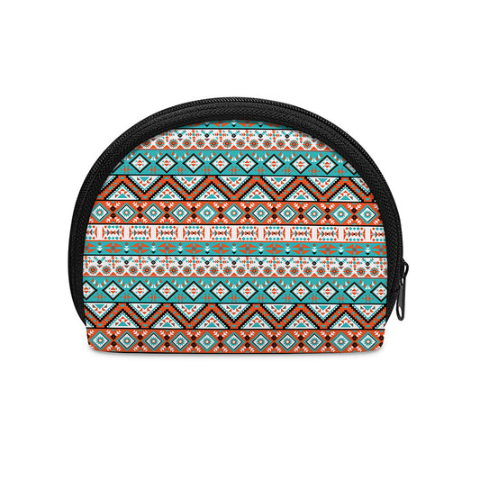 Navajo Geometric Pattern Print Coin Purse