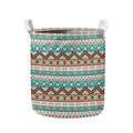 Navajo Geometric Pattern Print Collapsible Laundry Basket