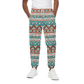 Navajo Geometric Pattern Print Cotton Sweatpants