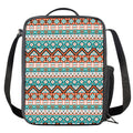 Navajo Geometric Pattern Print Crossbody Lunch Bag