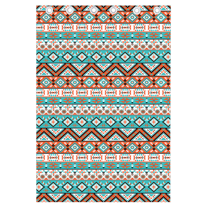 Navajo Geometric Pattern Print Curtain