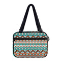 Navajo Geometric Pattern Print Double Strap Bible Bag