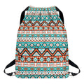 Navajo Geometric Pattern Print Drawstring Backpack