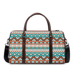 Navajo Geometric Pattern Print Duffle Bag
