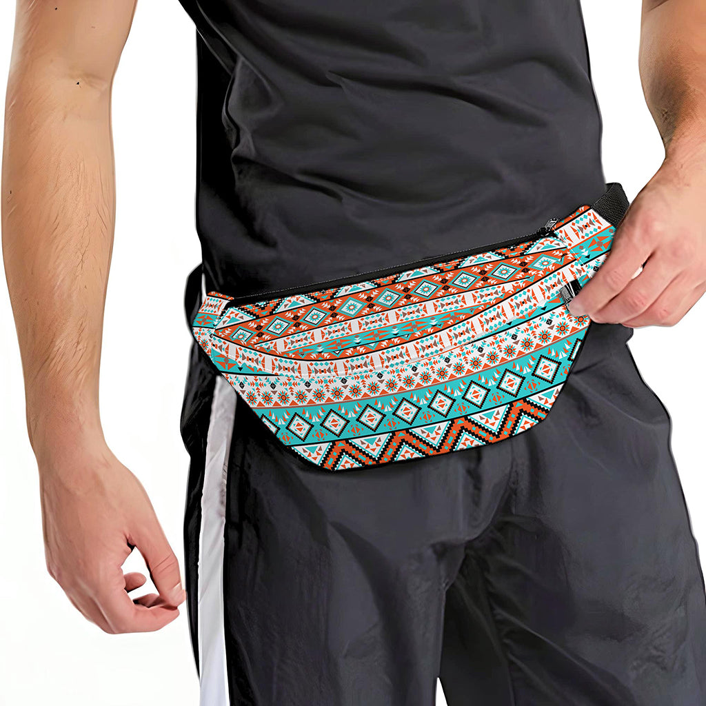 Navajo Geometric Pattern Print Fanny Pack