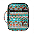 Navajo Geometric Pattern Print Front Pocket Bible Bag
