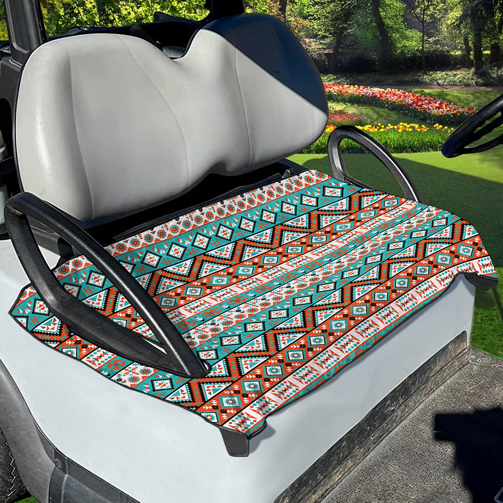 Navajo Geometric Pattern Print Golf Cart Seat Cover