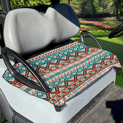 Navajo Geometric Pattern Print Golf Cart Seat Cover
