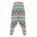 Navajo Geometric Pattern Print Hammer Pants