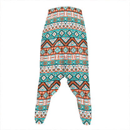 Navajo Geometric Pattern Print Hammer Pants