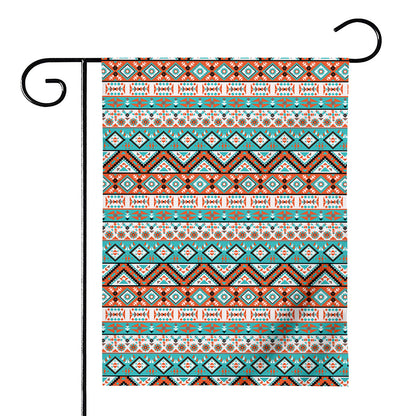 Navajo Geometric Pattern Print House Flag