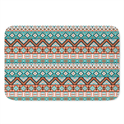 Navajo Geometric Pattern Print Indoor Door Mat