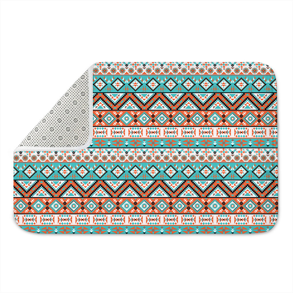 Navajo Geometric Pattern Print Indoor Door Mat