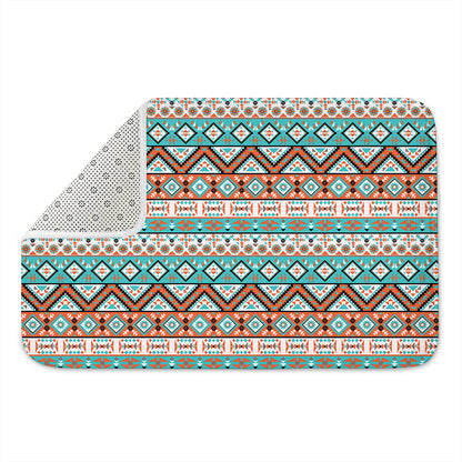 Navajo Geometric Pattern Print Indoor Door Mat
