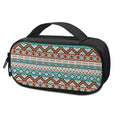Navajo Geometric Pattern Print Portable Cooler Travel Case