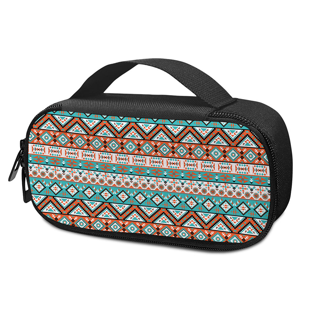 Navajo Geometric Pattern Print Insulin Cooler Travel Case