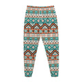 Navajo Geometric Pattern Print Jogger Pants