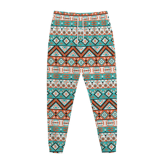 Navajo Geometric Pattern Print Jogger Pants