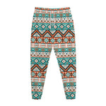 Navajo Geometric Pattern Print Jogger Pants