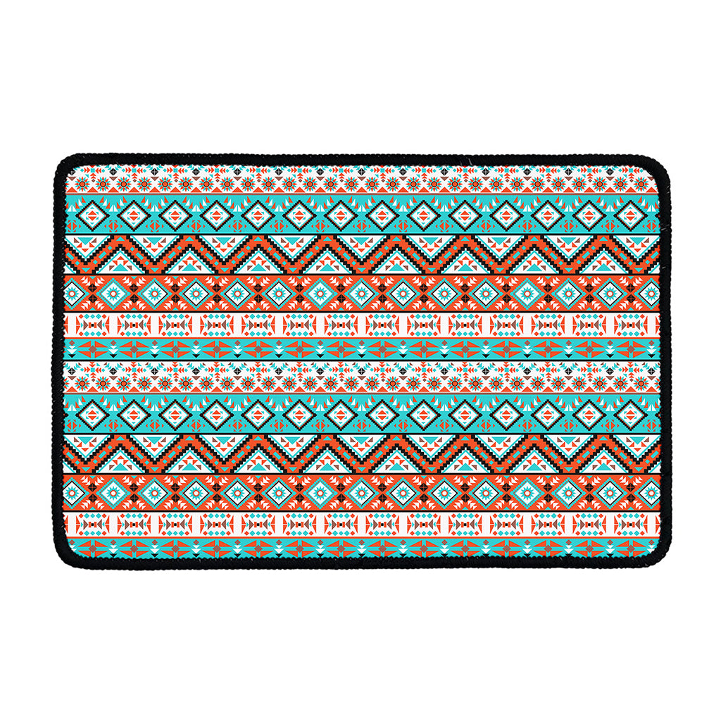 Navajo Geometric Pattern Print Kitchen Mat