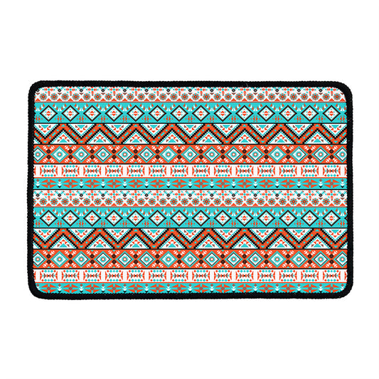 Navajo Geometric Pattern Print Kitchen Mat
