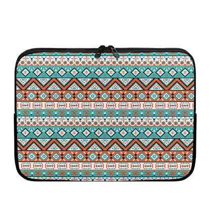 Navajo Geometric Pattern Print Laptop Sleeve