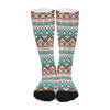 Navajo Geometric Pattern Print Long Socks