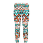 Navajo Geometric Pattern Print Men's leggings