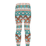 Navajo Geometric Pattern Print Men's leggings