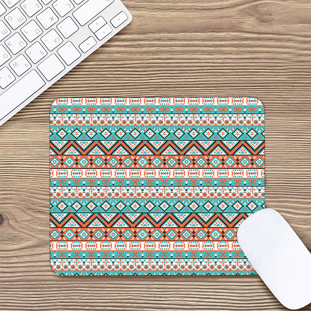 Navajo Geometric Pattern Print Mouse Pad