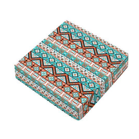 Navajo Geometric Pattern Print Outdoor Seat Cushion Cover