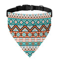 Navajo Geometric Pattern Print Over The Collar Dog Bandana