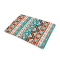 Navajo Geometric Pattern Print Pet Cooling Mat Cover